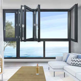 Aluminum Bi-Folding Window